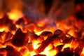 Hot coals