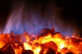 Hot coals Royalty Free Stock Photo