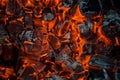 Hot coals Royalty Free Stock Photo