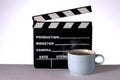 Hot Coffee and Clapperboard