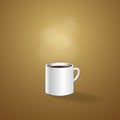 Hot coffee cup Illustration Royalty Free Stock Photo