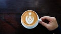 Hot cofffee, cappuccino coffee or latte coffee