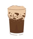 Hot and cold coffee beverage