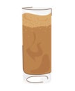 Hot and cold coffee beverage