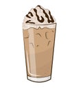 Hot and cold coffee beverage