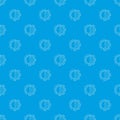 Hot cold pattern vector seamless blue