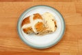 Hot cross bun Royalty Free Stock Photo