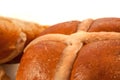 Hot cross buns. Royalty Free Stock Photo