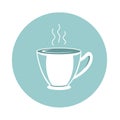 Hot cup icon, it can be likened to serving coffee, tea, or another warm drink