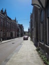 Old street in the citycentre of Tilburg Netherlands