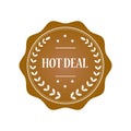 Hot deal stamp illustration Royalty Free Stock Photo