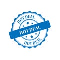 Hot deal stamp illustration Royalty Free Stock Photo
