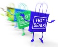 Hot Deals Bags Represent Discounts and Bargains