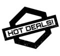 Hot Deals rubber stamp Royalty Free Stock Photo