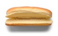 Hot Dog Bun Open Royalty Free Stock Photo