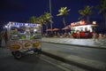 Hot Dog Cart and Kiosk Ipanema Beach Rio Royalty Free Stock Photo