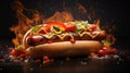Hot Dogs On Fire: A Subtle And Dynamic Culinary Delight