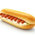 Hot dog New idea isolated on white
