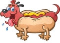 Hot Dog Pet Cartoon Character
