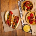 Hot Dogs Fajita Style