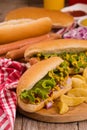 Hot dogs. Royalty Free Stock Photo