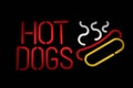 Hot Dogs Neon Sign