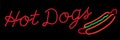 Hot Dogs Neon Sign Royalty Free Stock Photo