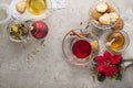 Hot winter drinks with cookies Royalty Free Stock Photo