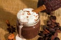 Hot fairtrade cocoa Royalty Free Stock Photo