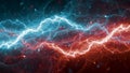 Hot fire and ice cold plasma background Royalty Free Stock Photo