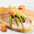 Hot Fish Dishes - Rockfish Fillet Royalty Free Stock Photo