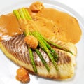 Hot Fish Dishes - Rockfish Fillet Royalty Free Stock Photo