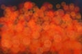 Hot flame blurs bokeh background