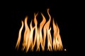 Hot Flames Royalty Free Stock Photo