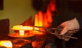 Hot forging production line Royalty Free Stock Photo