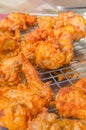 Hot fried chicken wings Royalty Free Stock Photo