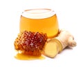 Hot ginger tea Royalty Free Stock Photo