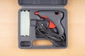 Hot glue gun in tool case