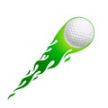Hot Golf Ball Royalty Free Stock Photo