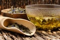 Hot green tea Royalty Free Stock Photo