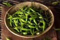 Hot Green Thai Chili Pepper Royalty Free Stock Photo