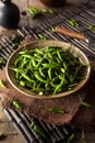 Hot Green Thai Chili Pepper Royalty Free Stock Photo