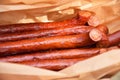 Hot, grilled sausages Royalty Free Stock Photo