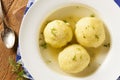 Hot Homemade Matzo Ball Soup