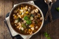 Hot Homemade White Bean Chicken Chili Royalty Free Stock Photo