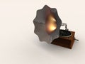 Hot Horned Gramophone Royalty Free Stock Photo