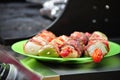 Hot Kabobs on a Plate