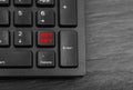 Hot Key on Black Keyboard, Hotkeys, Shortcut Keyboard Button, PC Hotkey, Keystroke Photo Royalty Free Stock Photo