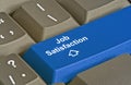 Key for job satisfaction Royalty Free Stock Photo