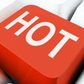 Hot Keys Show Fantastic Or Great Deals Royalty Free Stock Photo